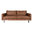 HOUSE NORDIC Malaga 2,5 istuttava sohva tummanruskea,tilaustuote